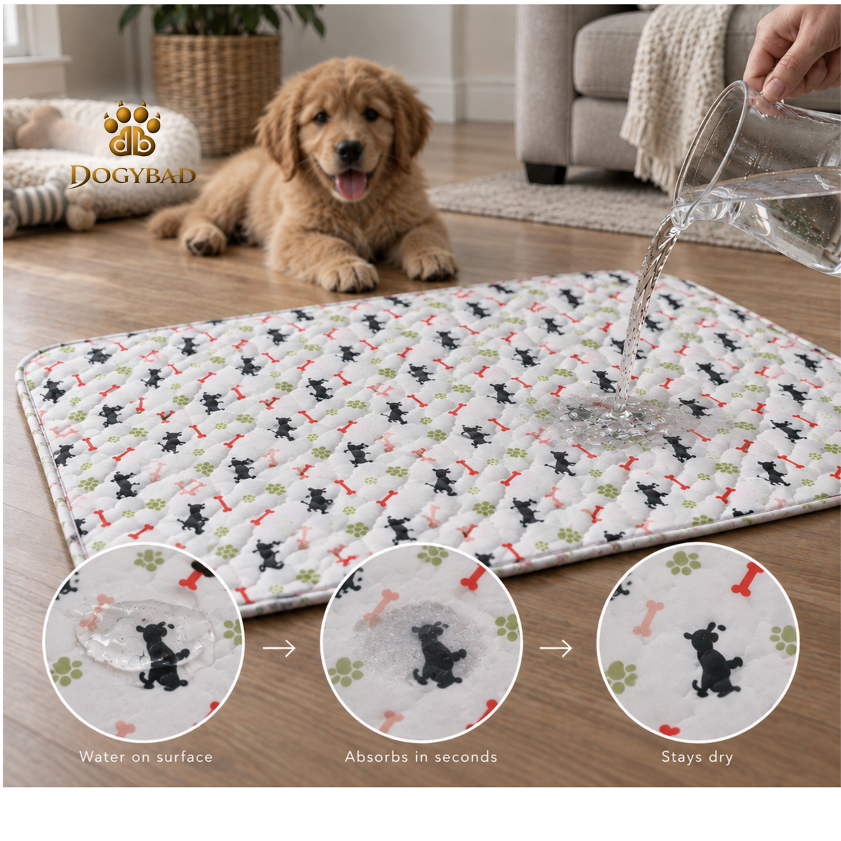 DogyBad Reusable Pet Pads