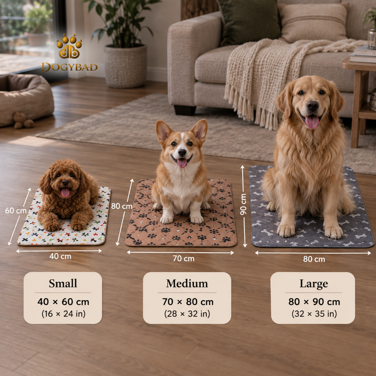 DogyBad Reusable Pet Pads